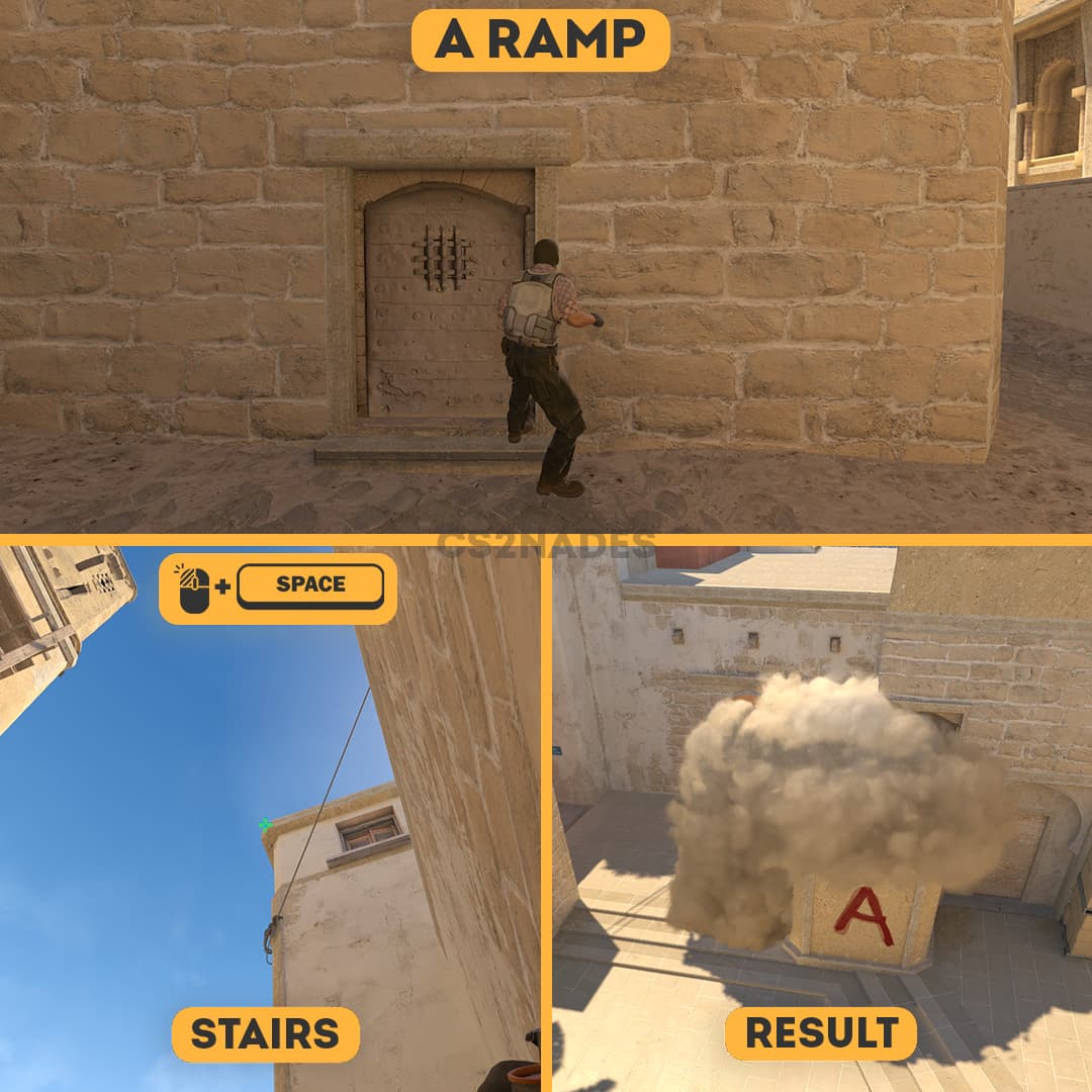A Ramp ➝ Stairs