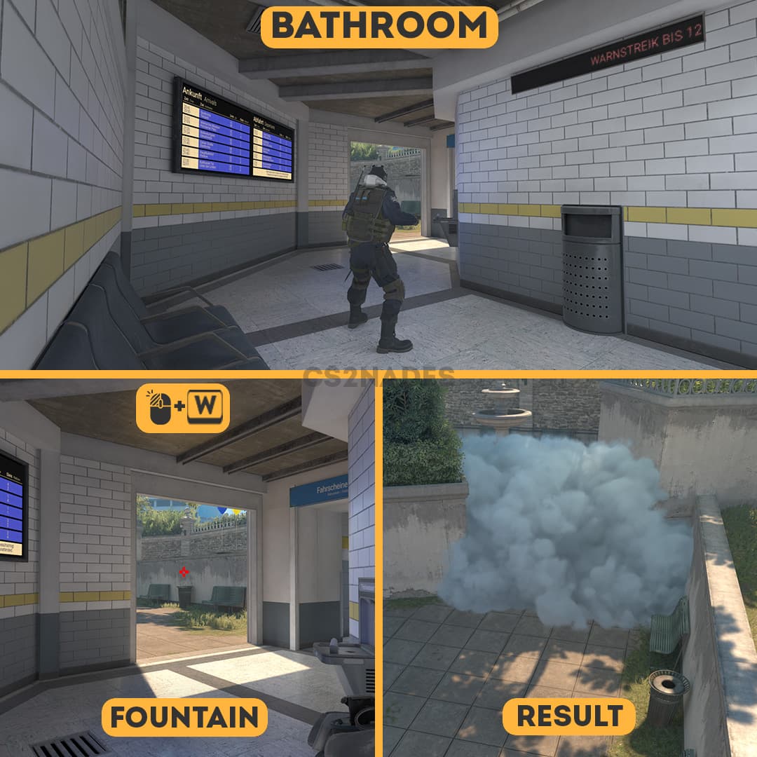 Bathroom ➝ Fountain
