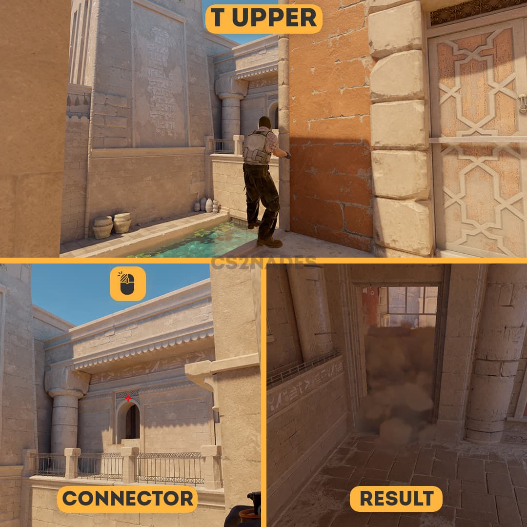 T Upper ➝ A Connector