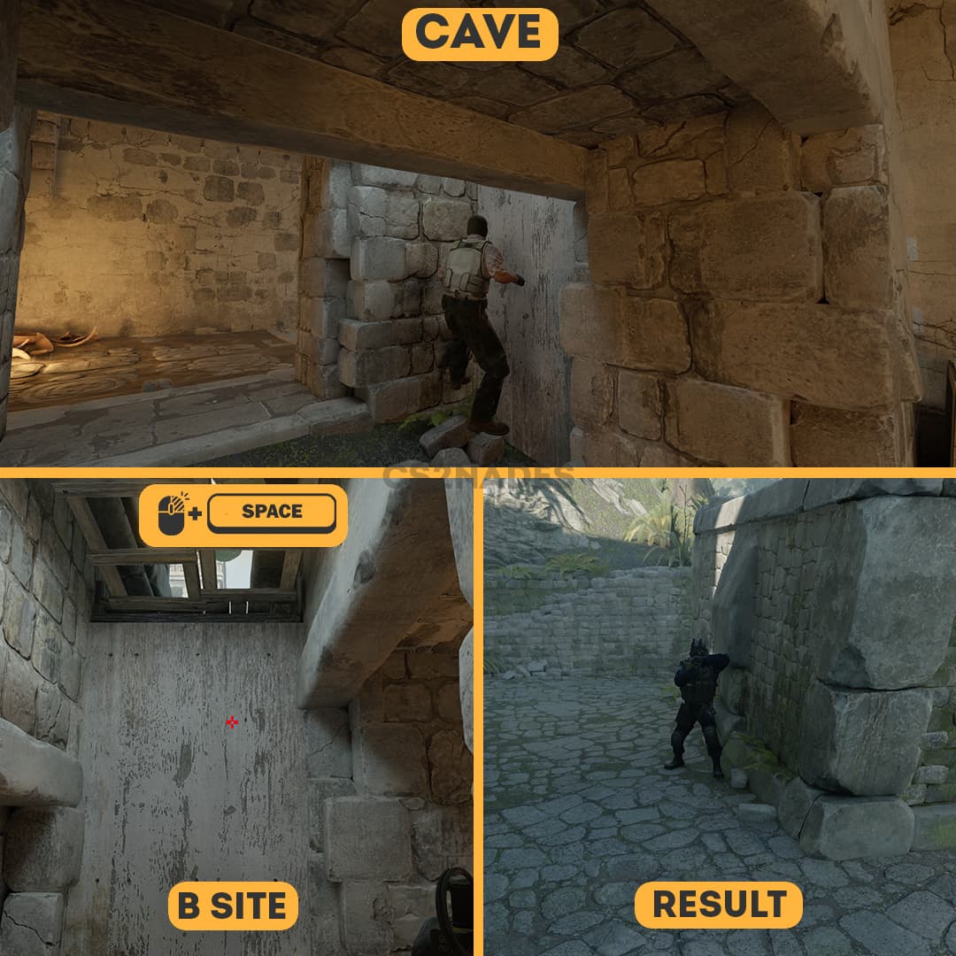 Cave ➝ B Site