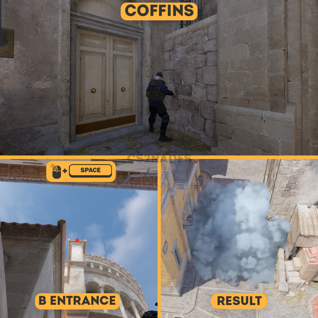 Coffins ➝ B Entrance