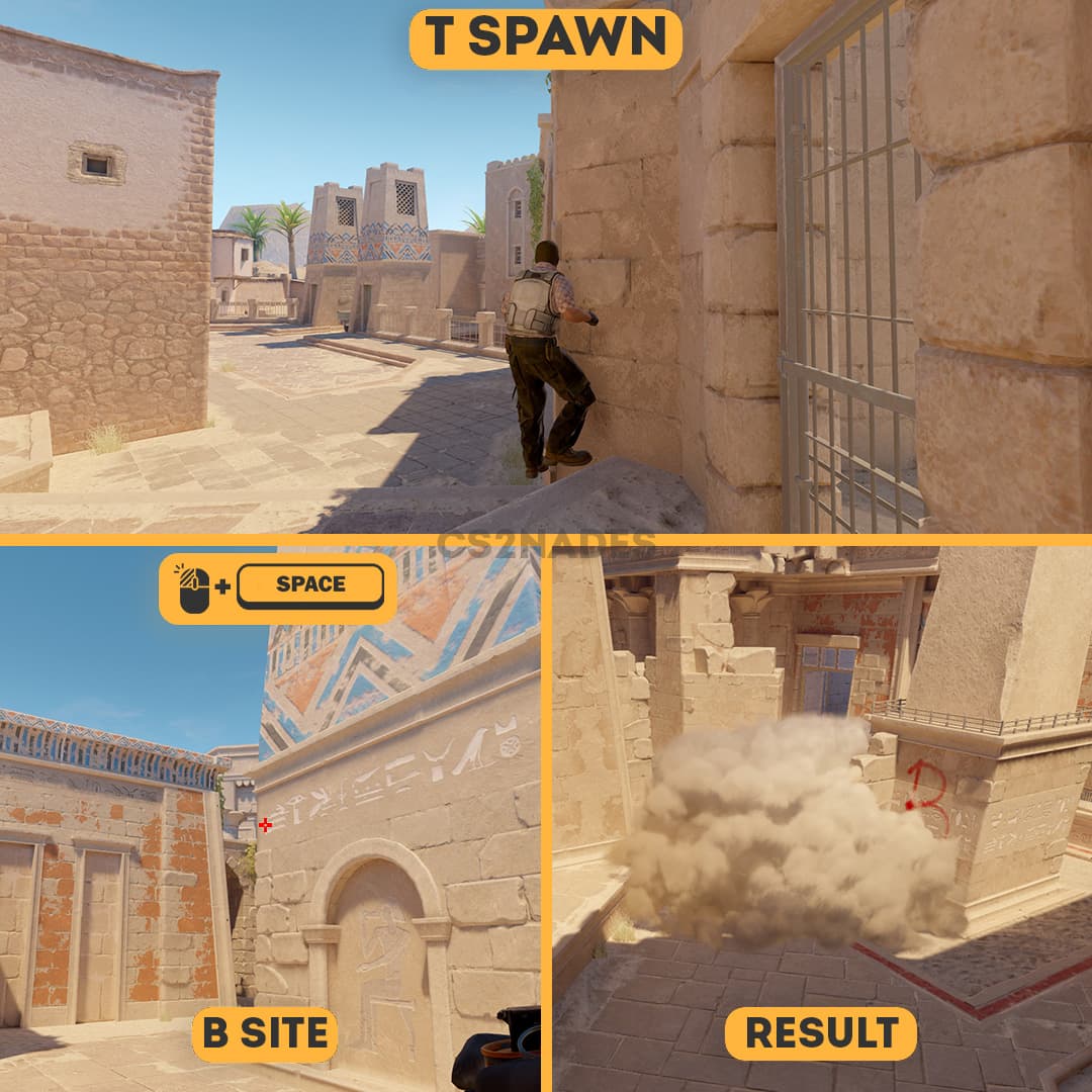 T Spawn ➝ B Site