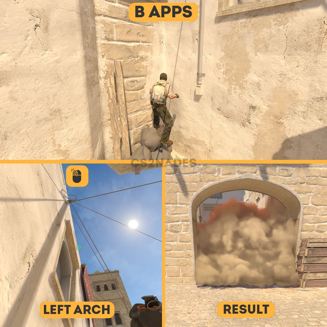 B Apps ➝ Left Arch