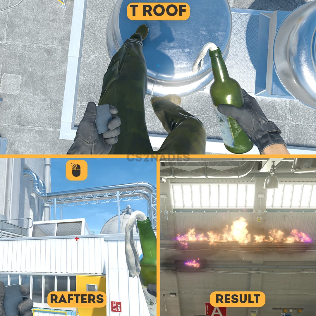 T Roof ➝ Rafters