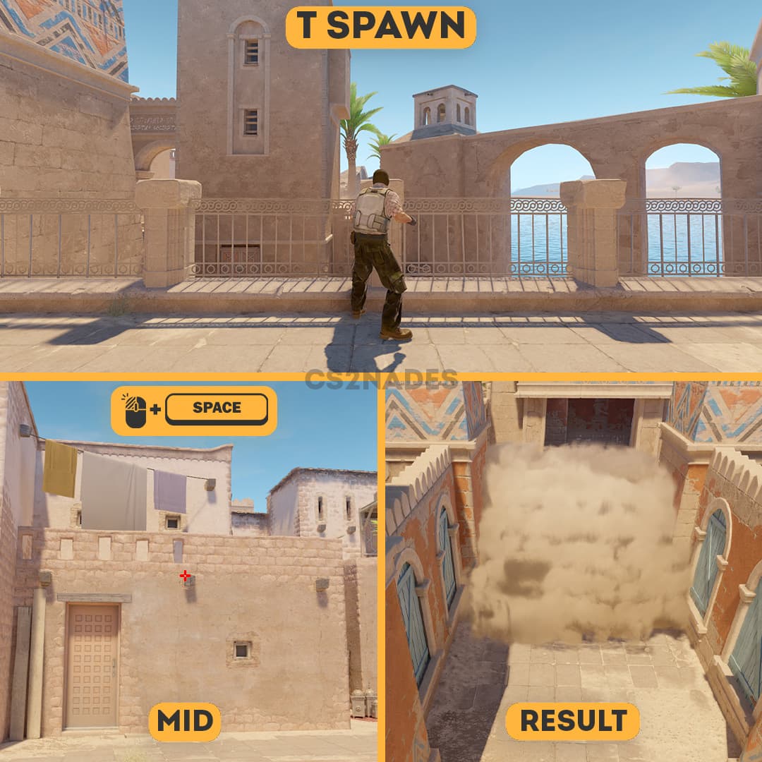 T Spawn ➝ Mid