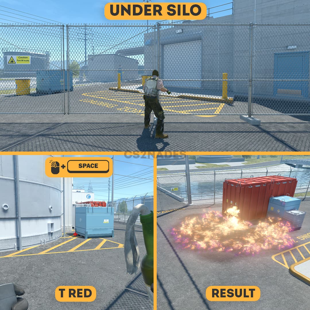 Under Silo ➝ T Red