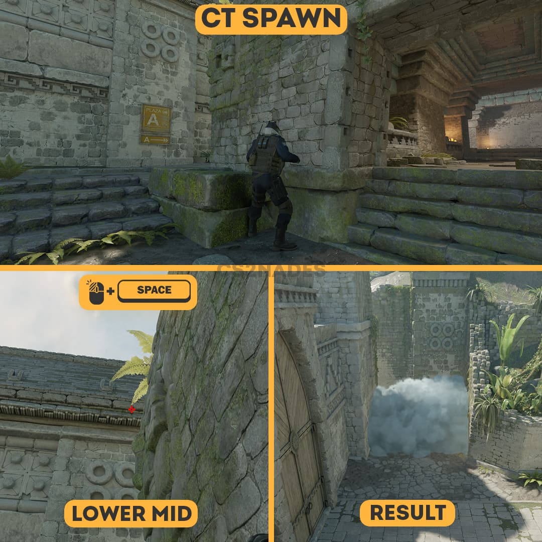 CT Spawn ➝ Lower Mid