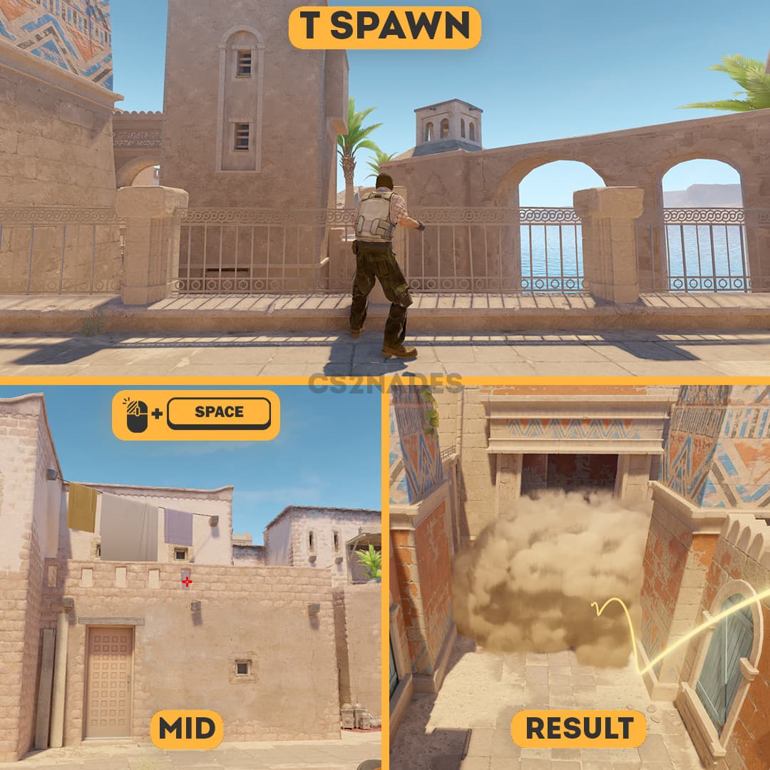 T Spawn ➝ Mid