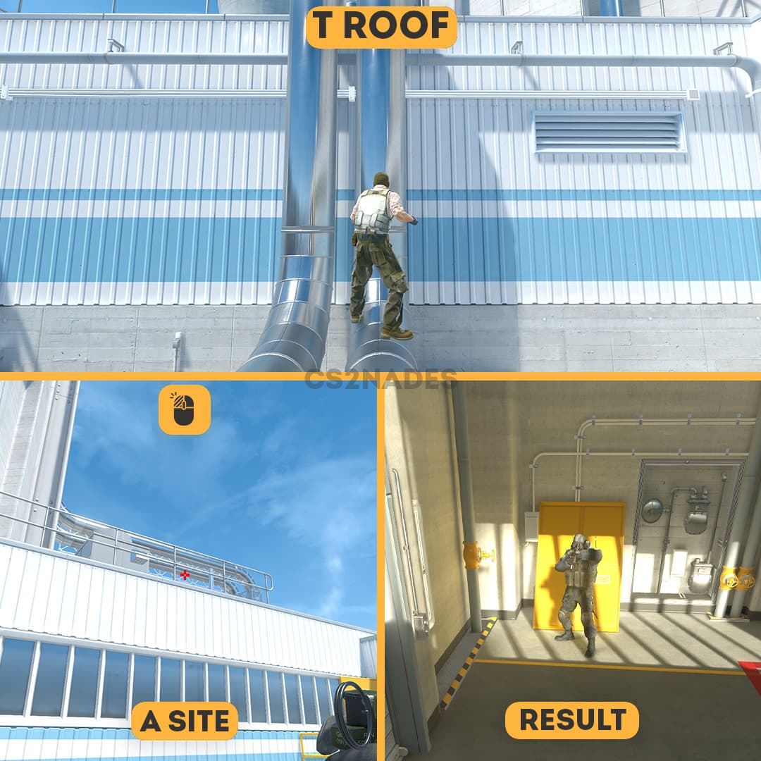 T Roof ➝ A Site