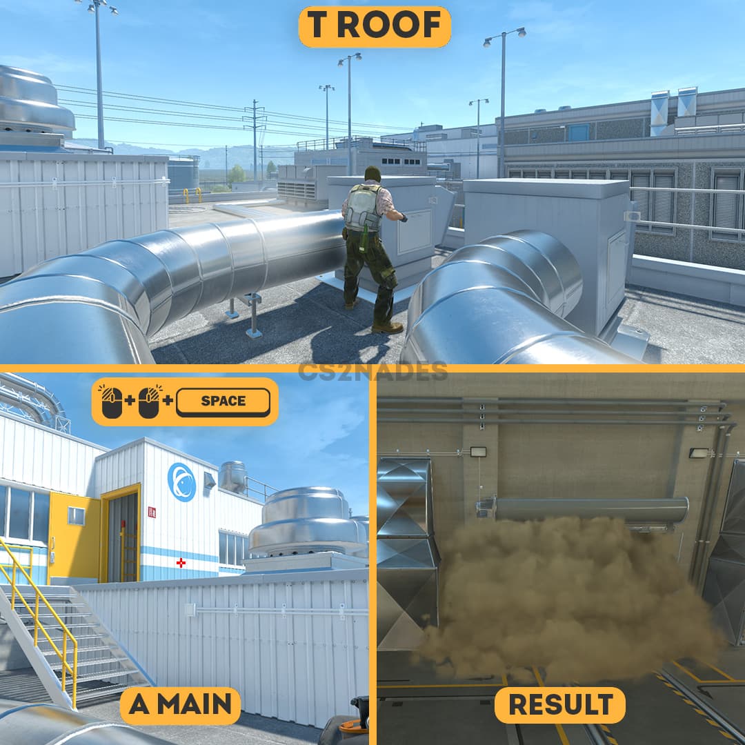 T Roof ➝ A Main