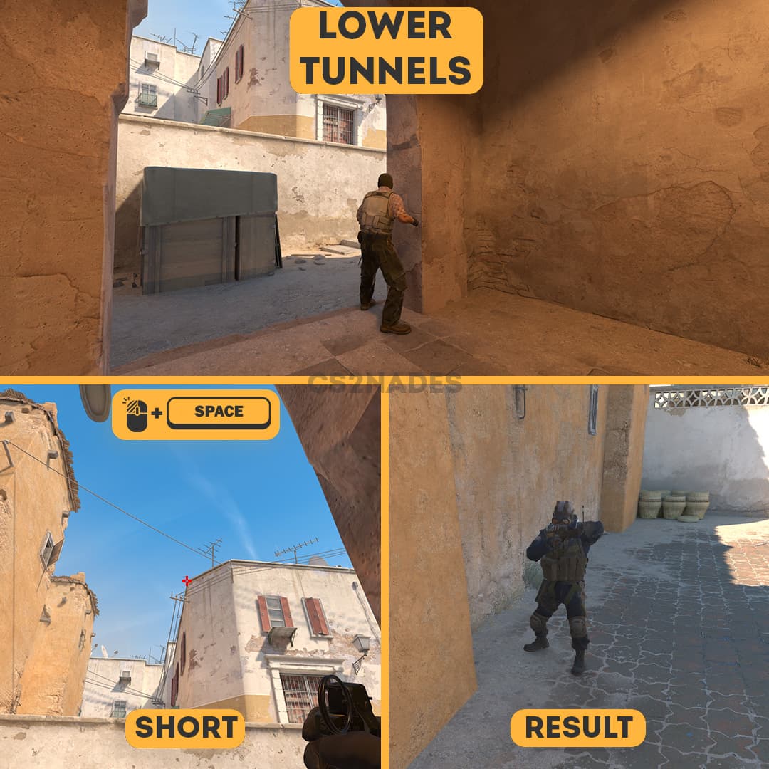 Lower Tunnels ➝ Short