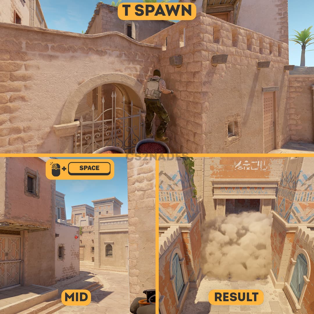 T Spawn ➝ Mid