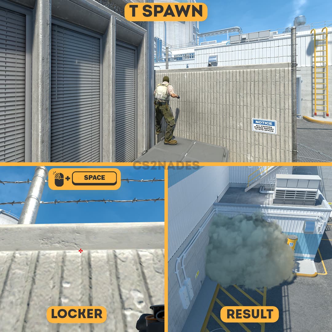 T Spawn ➝ Lockers