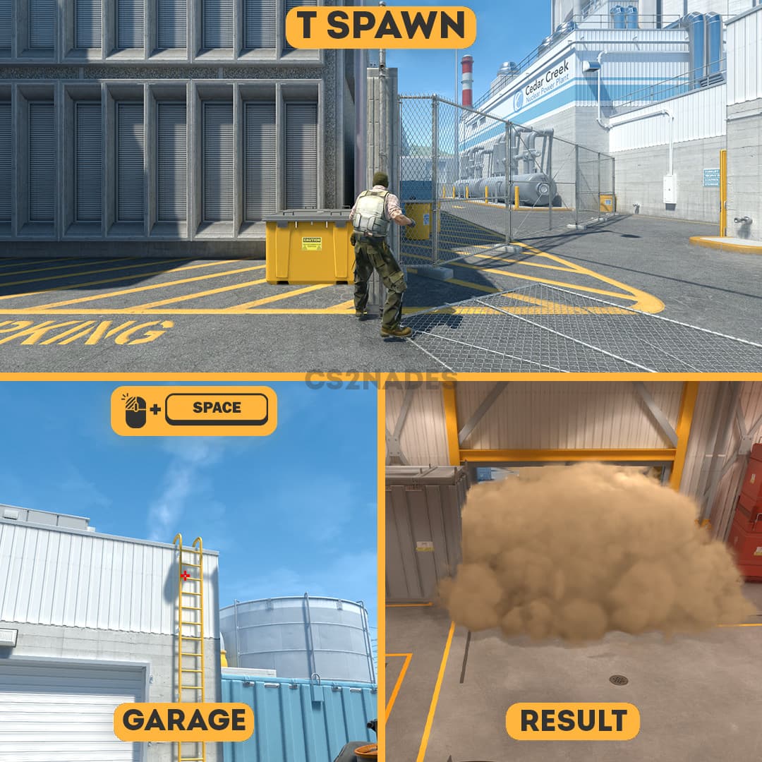T Spawn ➝ Garage