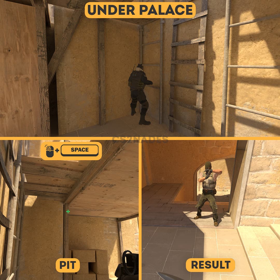 Under Palace ➝ Pit