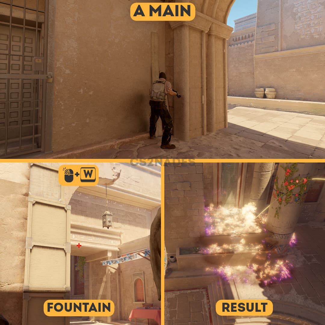 A Main ➝ Fountain
