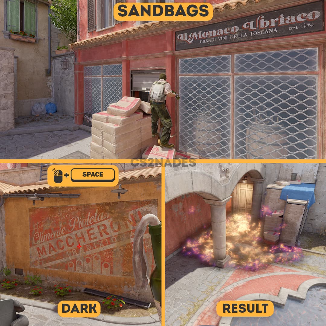 Sandbags ➝ Dark