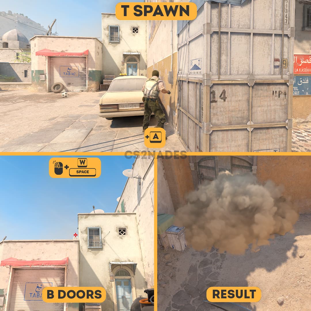 T Spawn ➝ B Doors