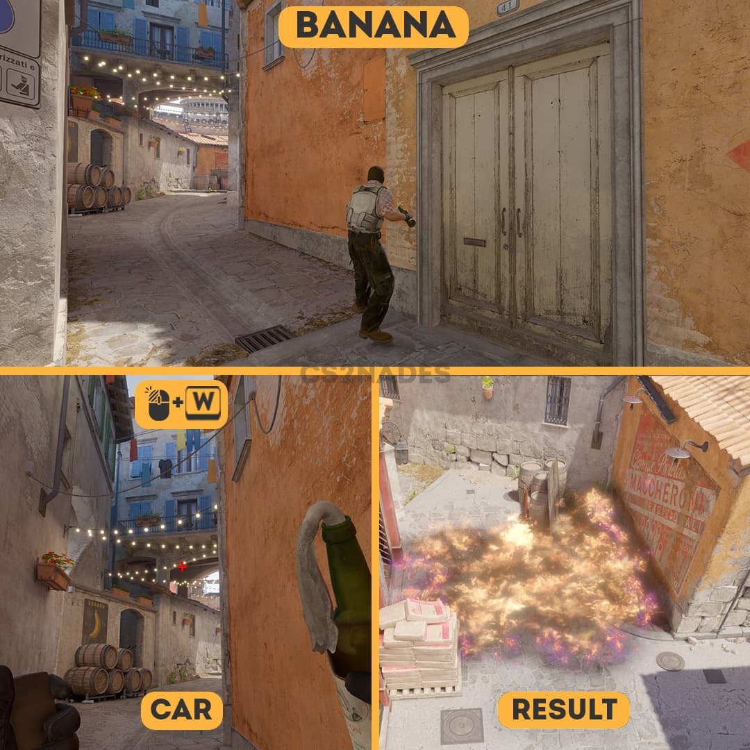 Banana ➝ Car