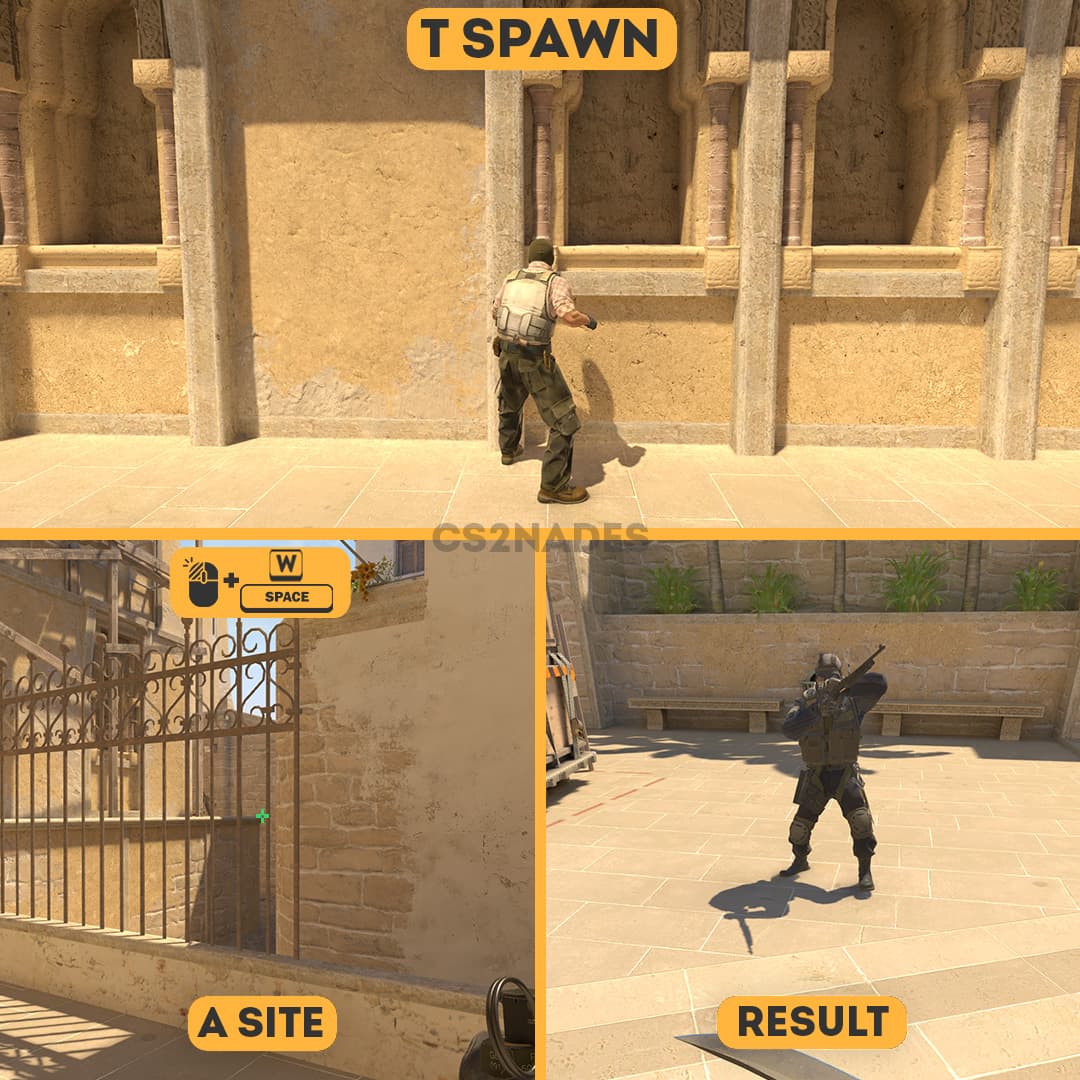 T Spawn ➝ A Site