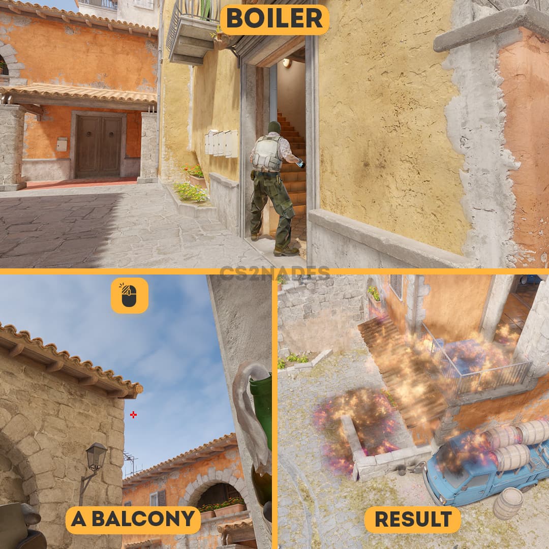 Boiler ➝ Balcony