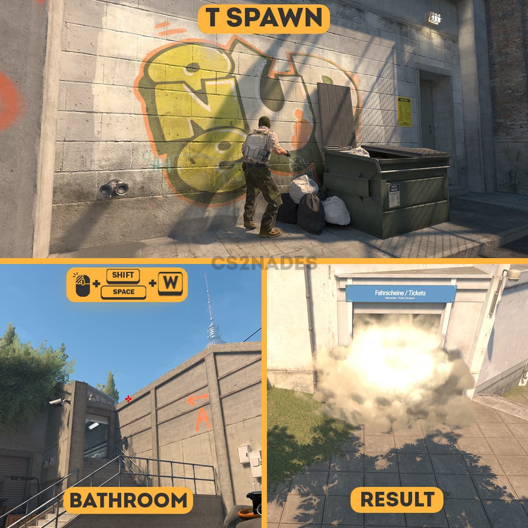 T Spawn ➝ Bathroom