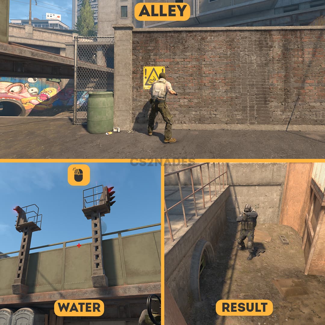 Alley ➝ Water