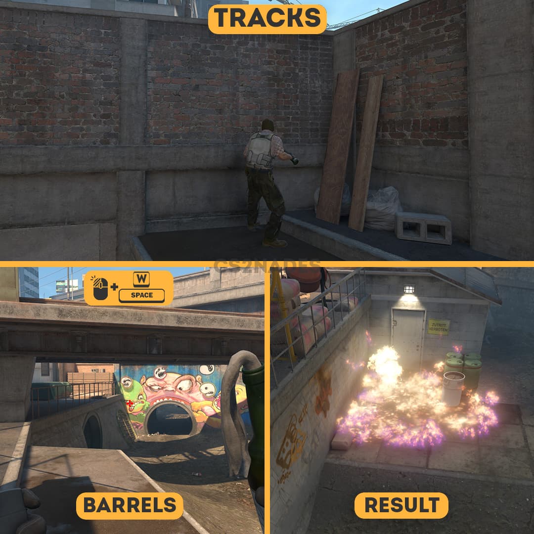 Tracks ➝ Barrels