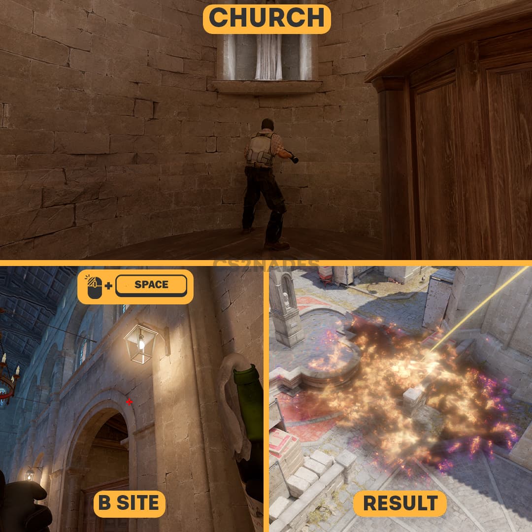 Church ➝ B Site