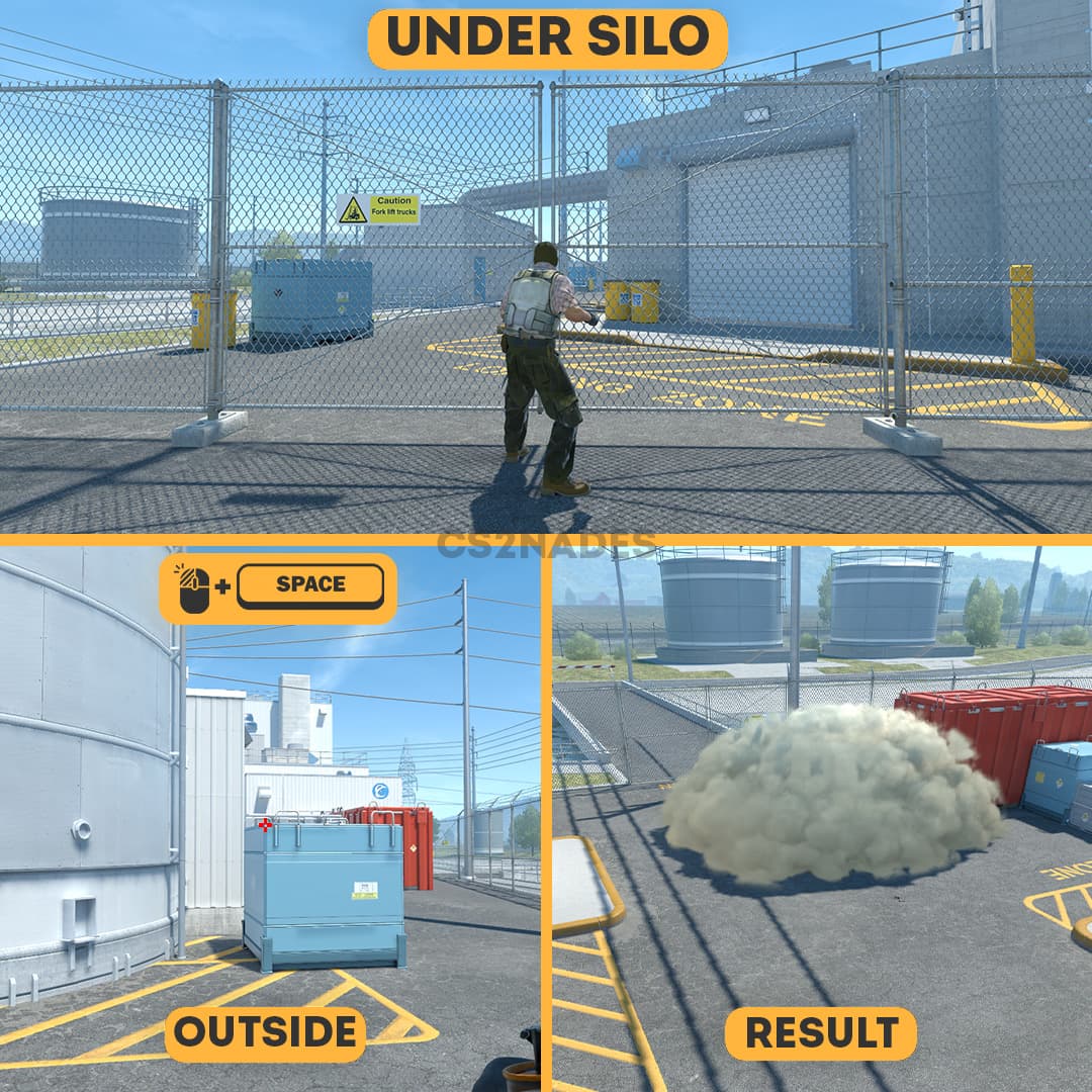 Under Silo ➝ Outside