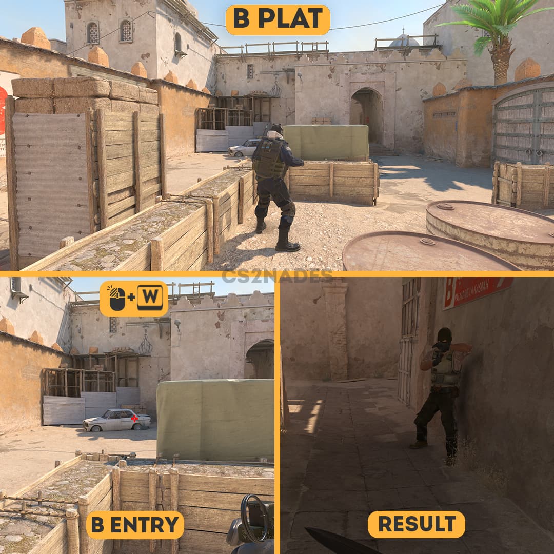 B Plat ➝ B Entry