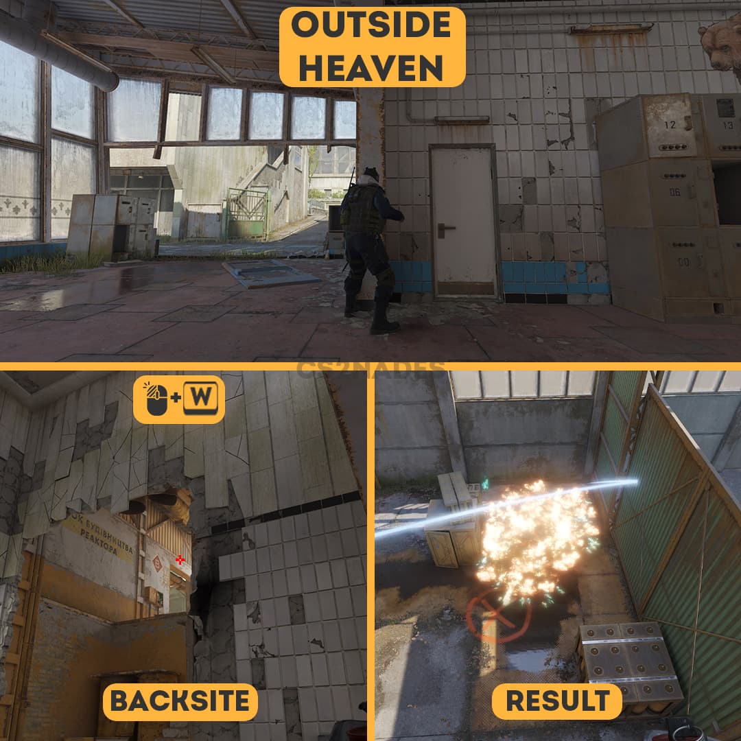 Outside Heaven ➝ Backsite