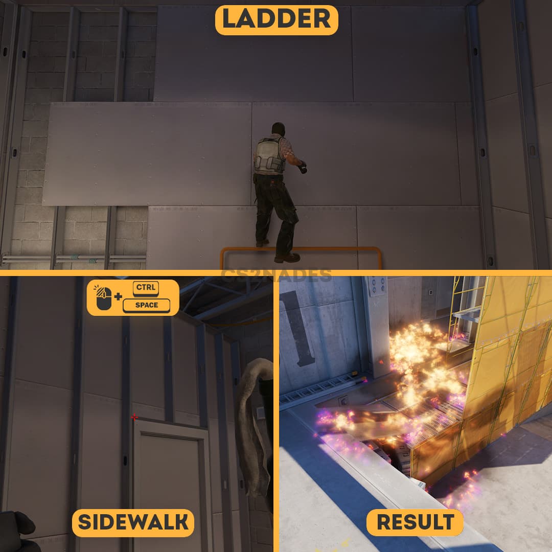 Ladder ➝ Sidewalk