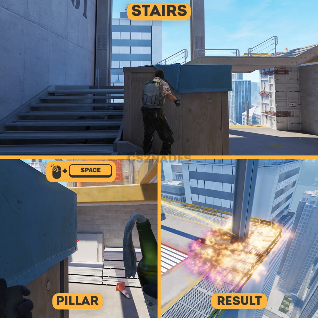 Stairs ➝ Pillar