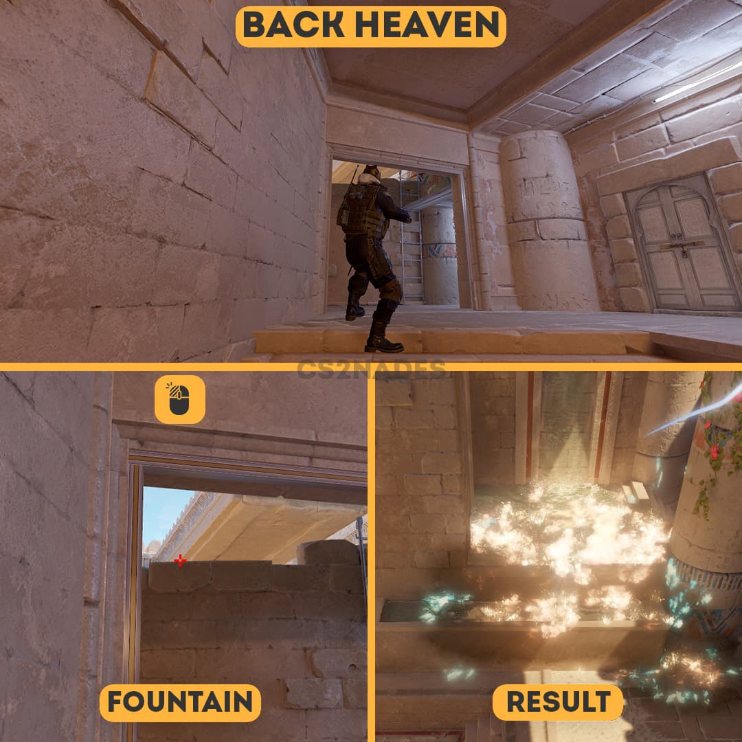 Back Heaven ➝ Fountain