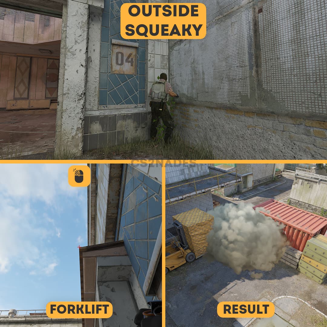 Outside Squeaky ➝ Forklift