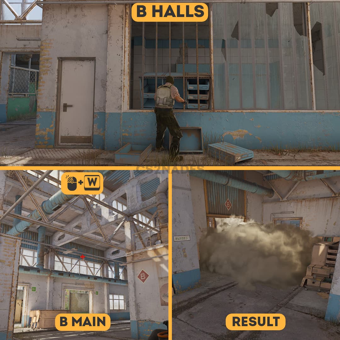 B Halls ➝ B Main